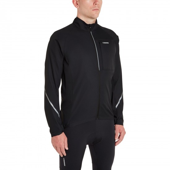 Madison Freewheel Men's Windproof Packable Jacket, black - small Madison Freewheel Men's Windproof Packable Jacket, black - small