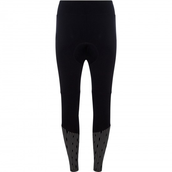 Madison Stellar Padded Women's Reflective Thermal Tights With DWR, black - size 8 Madison Stellar Padded Women's Reflective Thermal Tights With DWR, black - size 8