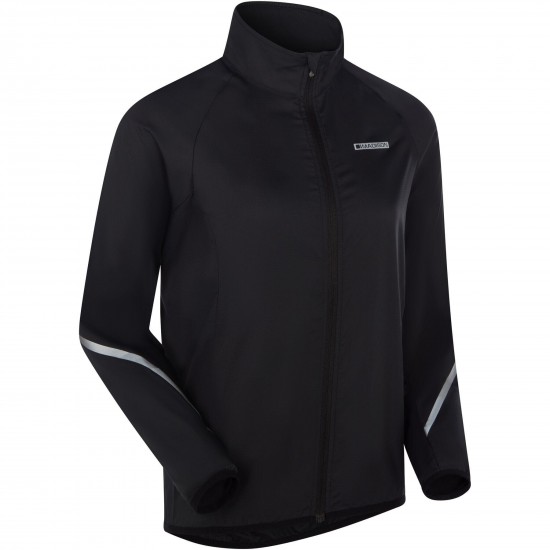 Madison Freewheel Youth Windproof Packable Jacket, black - age 5-6 Madison Freewheel Youth Windproof Packable Jacket, black - age 5-6