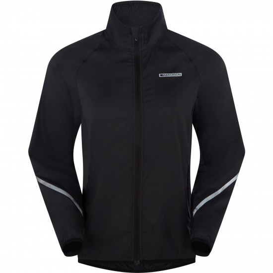 Madison Freewheel Youth Windproof Packable Jacket, black - age 5-6 Madison Freewheel Youth Windproof Packable Jacket, black - age 5-6