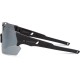 Madison Stealth Matt Black Sunglasses - Silver Mirror Lens