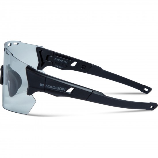 Madison Stealth Matt Black Sunglasses - Photochromic (Cat 1-3) Lens Madison Stealth Matt Black Sunglasses - Photochromic (Cat 1-3) Lens