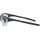 Madison Mission Matt Dark Grey Sunglasses - Clear Lens