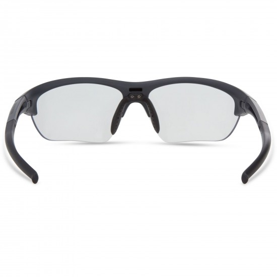 Madison Mission Matt Dark Grey Sunglasses - Clear Lens
