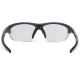 Madison Mission Matt Dark Grey Sunglasses - Clear Lens