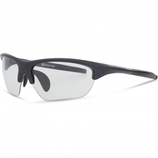 Madison Mission Matt Dark Grey Sunglasses - Clear Lens