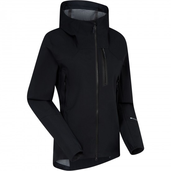 Madison DTE 3-Layer Women's Waterproof Jacket, black - size 8 Madison DTE 3-Layer Women's Waterproof Jacket, black - size 8