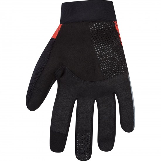 Madison Flux Waterproof Trail Gloves, magma red perforated bolts - xx-large Madison Flux Waterproof Trail Gloves, magma red perforated bolts - xx-large