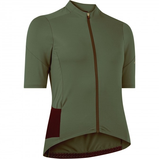 Madison Roam Women's Short Sleeve Jersey, midnight green - size 8 Madison Roam Women's Short Sleeve Jersey, midnight green - size 8