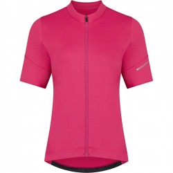 Madison Flux Women's Short Sleeve Jersey, magenta pink - size 8