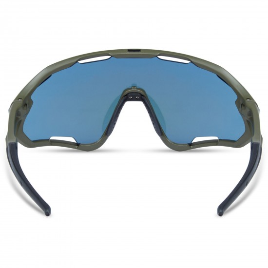 Madison Code Breaker Midnight Green Sunglasses - Purple Mirror Lens Madison Code Breaker Midnight Green Sunglasses - Purple Mirror Lens