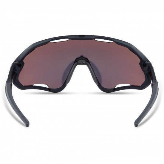 Madison Code Breaker Matt Black Sunglasses - 3 Lens Pack - Bronze Mirror / Amber / Clear