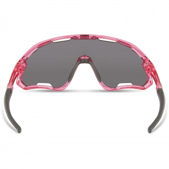Madison Code Breaker Crystal Gloss Pink Sunglasses-3 Lens Pack-Silver Mirror/Amber/Clear Madison Code Breaker Crystal Gloss Pink Sunglasses-3 Lens Pack-Silver Mirror/Amber/Clear