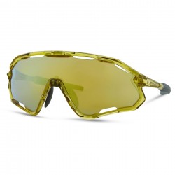 Madison Code Breaker Crystal Midnight Green Sunglasses-3 Lens pack-Bronze mirror/Amb/Clr
