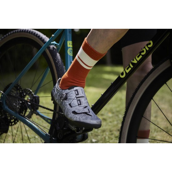 Madison Roam Isoler Crew Sock, rust orange stripe - EU 36 - 41 (UK 3.5-7) Madison Roam Isoler Crew Sock, rust orange stripe - EU 36 - 41 (UK 3.5-7)