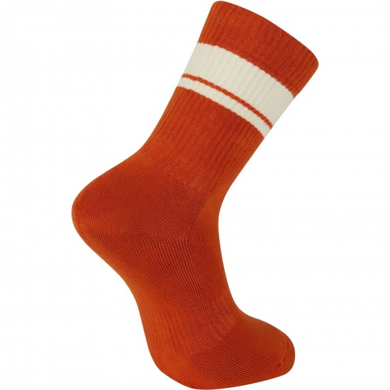 Madison Roam Isoler Crew Sock, rust orange stripe - EU 36 - 41 (UK 3.5-7) Madison Roam Isoler Crew Sock, rust orange stripe - EU 36 - 41 (UK 3.5-7)
