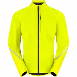 Madison Freewheel Men's Waterproof Jacket, hi-viz yellow - x-small