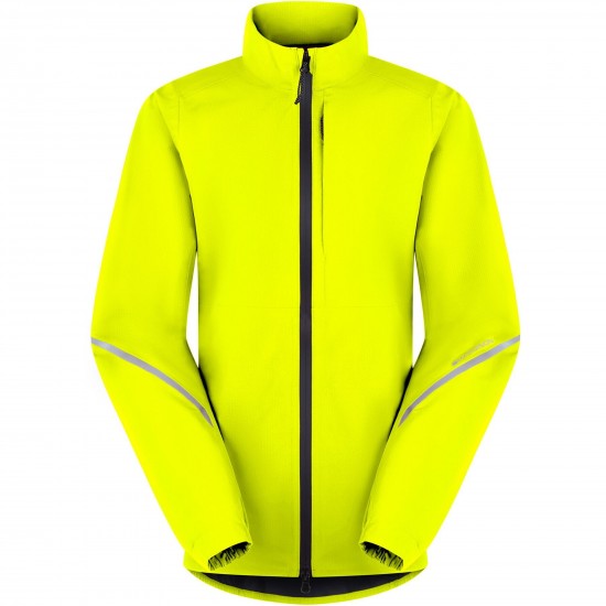 Madison Freewheel Women's Waterproof Jacket, hi-viz yellow - size 6 Madison Freewheel Women's Waterproof Jacket, hi-viz yellow - size 6