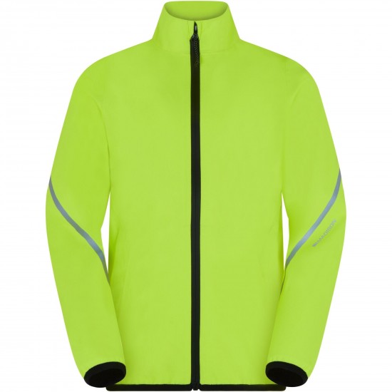 Madison Freewheel Youth Waterproof Jacket, hi-viz yellow - age 6-8 Madison Freewheel Youth Waterproof Jacket, hi-viz yellow - age 6-8