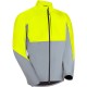 Madison Stellar Ultra Reflective Men's Waterproof Jacket, silver/hi-viz yellow-large