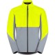 Madison Stellar Ultra Reflective Men's Waterproof Jacket, silver/hi-viz yellow-large