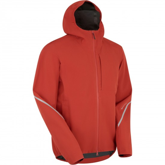 Madison Roam Men's 2-Layer Waterproof Jacket, rust orange - medium Madison Roam Men's 2-Layer Waterproof Jacket, rust orange - medium