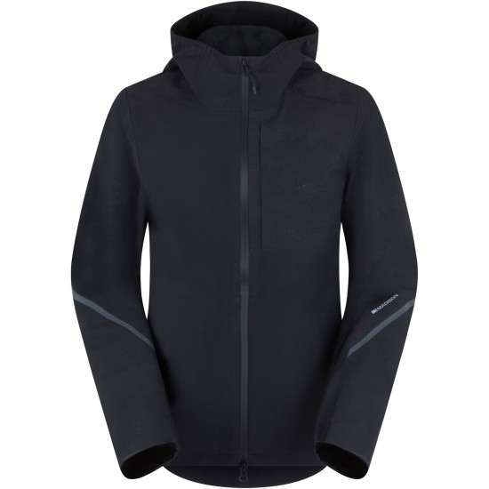 Madison Roam Women's 2-Layer Waterproof Jacket, black stellar tech- size 8 Madison Roam Women's 2-Layer Waterproof Jacket, black stellar tech- size 8