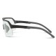 Madison Crypto Air Matt Black Sunglasses - Clear Lens