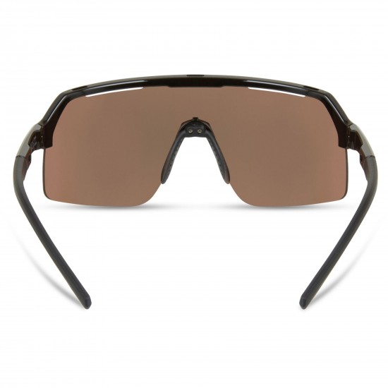 Madison Crypto Air Gloss Black Sunglasses - Bronze Mirror Lens