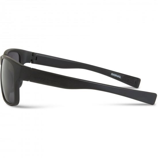Madison Signal Matt Black Sunglasses - Black Mirror Lens Madison Signal Matt Black Sunglasses - Black Mirror Lens