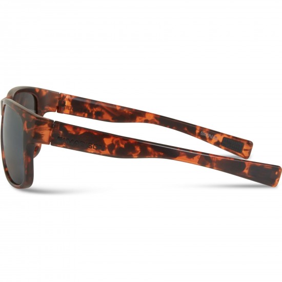 Madison Signal Dark Tortoise Shell Sunglasses - Black Mirror Lens
