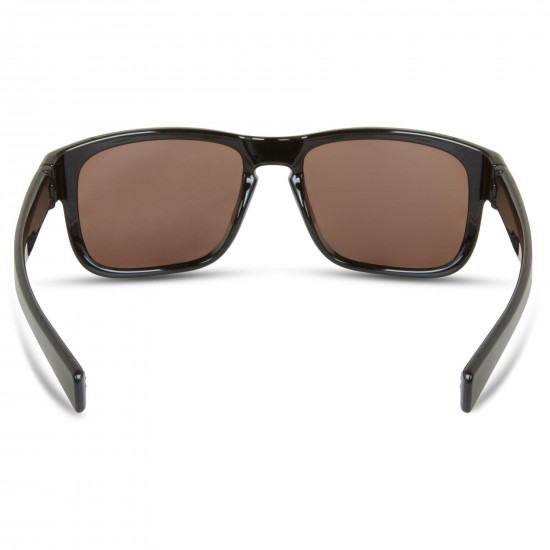 Madison Signal Gloss Black Sunglasses - Bronze Mirror Lens