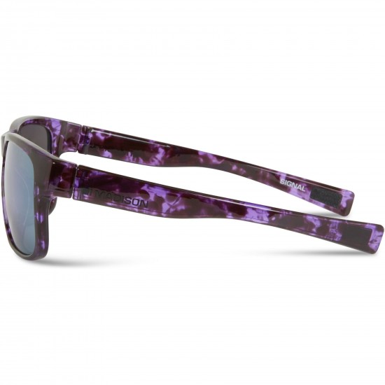 Madison Signal Crystal Tortoise Shell Sunglasses - Purple Mirror Lens Madison Signal Crystal Tortoise Shell Sunglasses - Purple Mirror Lens