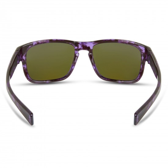 Madison Signal Crystal Tortoise Shell Sunglasses - Purple Mirror Lens Madison Signal Crystal Tortoise Shell Sunglasses - Purple Mirror Lens