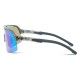 Madison Crypto Air Gloss Smoke Green Splatter Sunglasses-3 Lens pack - Green/Amber/Clear