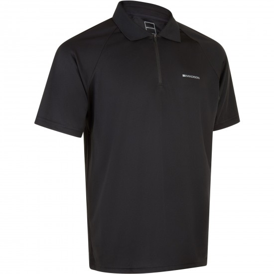 Madison Roam Isoler Polo Shirt, black - x-small Madison Roam Isoler Polo Shirt, black - x-small