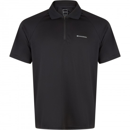 Madison Roam Isoler Polo Shirt, black - x-small Madison Roam Isoler Polo Shirt, black - x-small