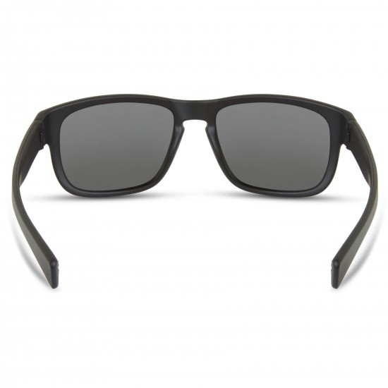 Madison Signal Matt Black Sunglasses - 3 Polarised Lens Pack-Silver Mirror/Bronze/Yellow