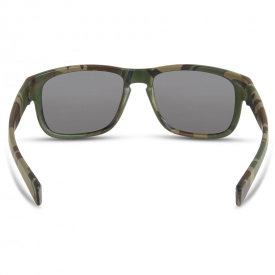 Madison Signal Camo Sunglasses- 3 Polarised Lens Pack-Silver Mirror/Bronze Mirror/Yellow