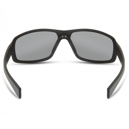 Madison Target Matt Black Sunglasses - 3 Polarised Lens Pack-Silver Mirror/Bronze/Yellow Madison Target Matt Black Sunglasses - 3 Polarised Lens Pack-Silver Mirror/Bronze/Yellow