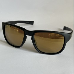 Madison Signal Matt Black Sunglasses - polarised Brown Mirror Lens