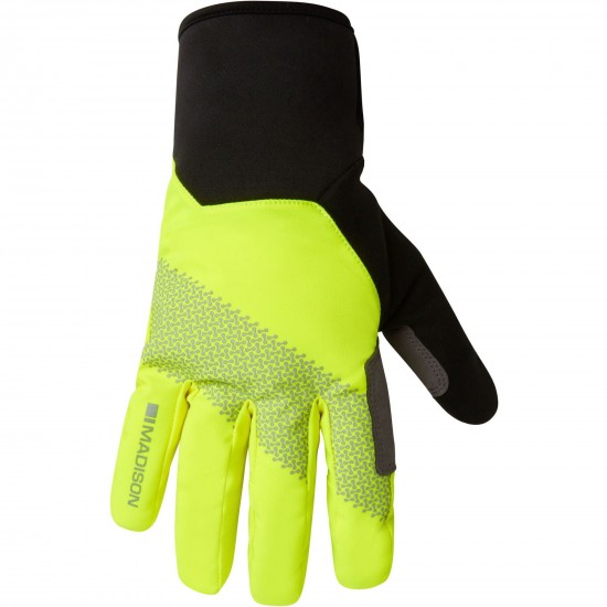 Madison Stellar Reflective Waterproof Thermal Gloves, hi-viz yellow - x-small Madison Stellar Reflective Waterproof Thermal Gloves, hi-viz yellow - x-small