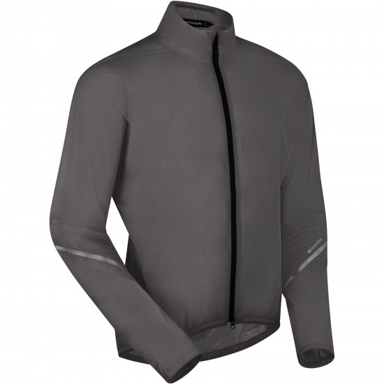 Madison Flux 2L Ultra Packable Waterproof Jacket - men's - castle grey - x-large Madison Flux 2L Ultra Packable Waterproof Jacket - men's - castle grey - x-large