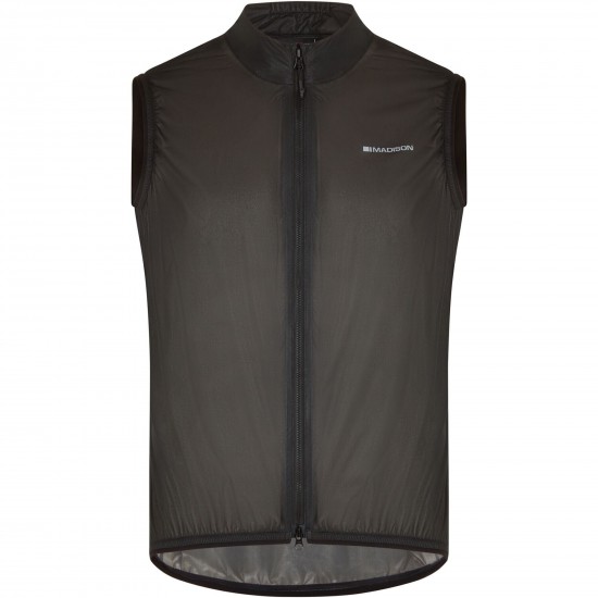 Madison Flux 2L Ultra Packable Waterproof Gilet - men's - castle grey - x-small Madison Flux 2L Ultra Packable Waterproof Gilet - men's - castle grey - x-small