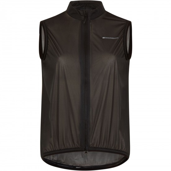 Madison Flux 2L Ultra Packable Waterproof Gilet - women's - castle grey - size 8 Madison Flux 2L Ultra Packable Waterproof Gilet - women's - castle grey - size 8