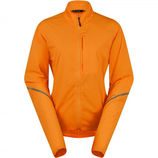 Madison Freewheel Windproof Packable Jacket - women's - mango orange - size 8 Madison Freewheel Windproof Packable Jacket - women's - mango orange - size 8