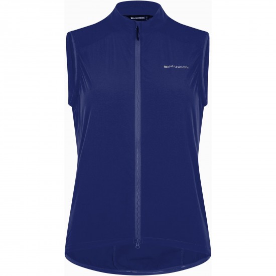 Madison Freewheel Windproof Packable Gilet - women's - ink navy - size 8 Madison Freewheel Windproof Packable Gilet - women's - ink navy - size 8