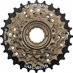 Shimano MF-TZ500 6-speed multiple freewheel, 14-28 tooth