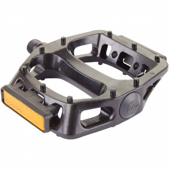 M Part Essential Alloy platform pedals with moulded pins, 9/16 inch thread M Part Essential Alloy platform pedals with moulded pins, 9/16 inch thread