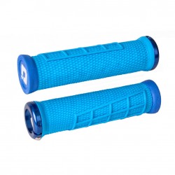 ODI Elite Flow MTB Lock On Grips 130mm - Blue ODI Elite Flow MTB Lock On Grips 130mm - Blue